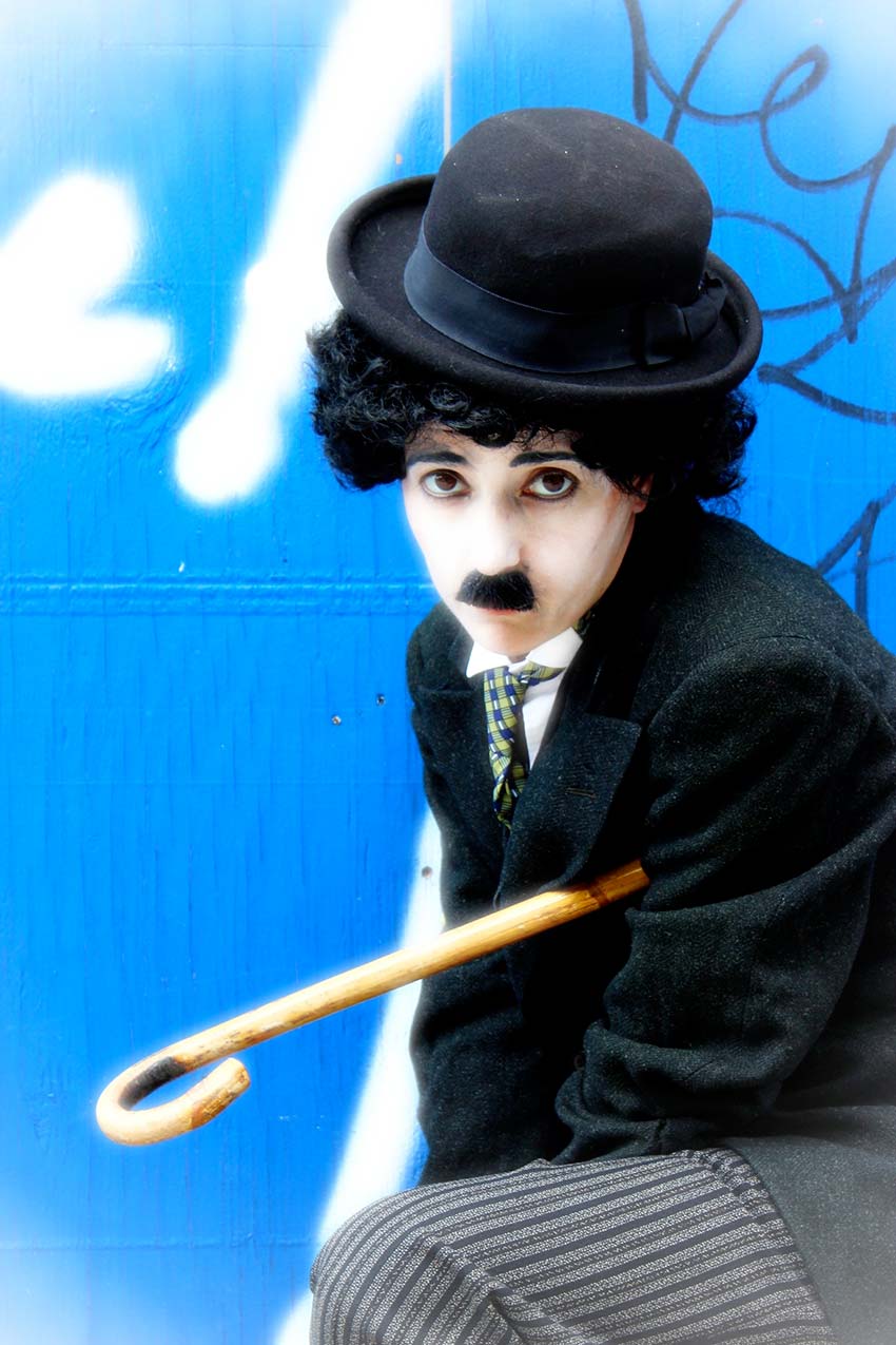 Ananda Bena-Weber as Charlie Chaplin